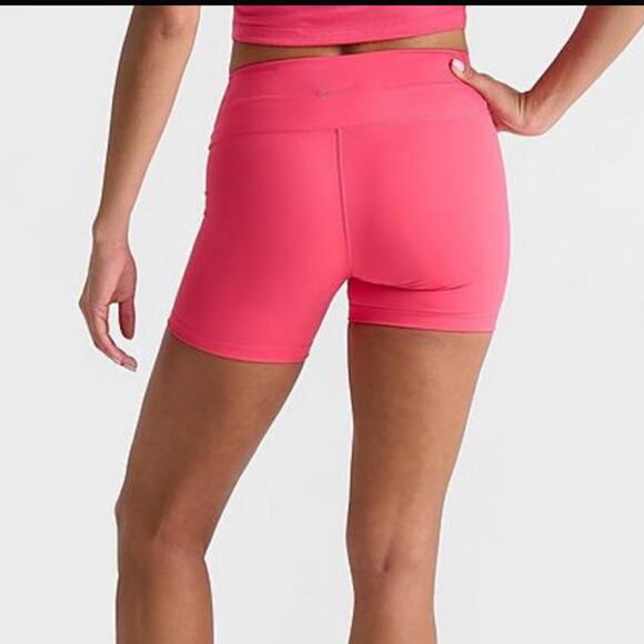 NWOT Air Jordan Women's Ribbed Pink Bike Shorts – Sz S - Picture 2 of 7